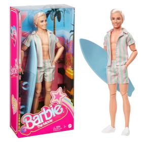 Barbie Signature Le Film – Poupée Ken avec Ensemble de Plage Rayé