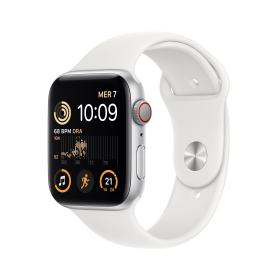 Apple Watch SE OLED 44 mm Digitale 368 x 448 Pixel Touch screen 4G Argento Wi-Fi GPS (satellitare)