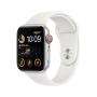 Apple Watch SE OLED 44 mm Digitale 368 x 448 Pixel Touch screen 4G Argento Wi-Fi GPS (satellitare)