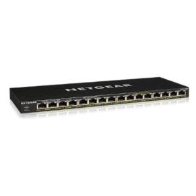 NETGEAR GS316P Unmanaged Gigabit Ethernet (10 100 1000) Power over Ethernet (PoE) Schwarz