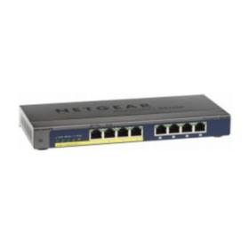 NETGEAR GS108PP Unmanaged Gigabit Ethernet (10 100 1000) Power over Ethernet (PoE) Schwarz