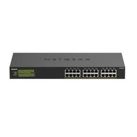 NETGEAR GS324PP Non-géré Gigabit Ethernet (10 100 1000) Connexion Ethernet, supportant l'alimentation via ce port (PoE) Noir