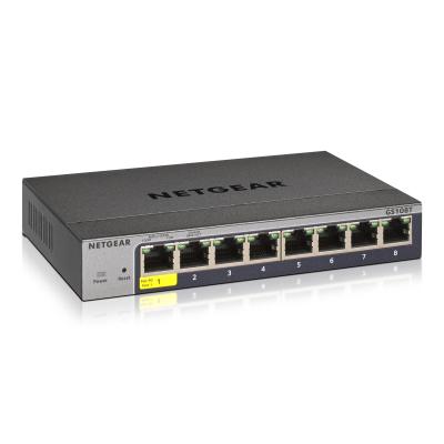 NETGEAR GS108Tv3 Gestionado L2 Gigabit Ethernet (10 100 1000) Gris
