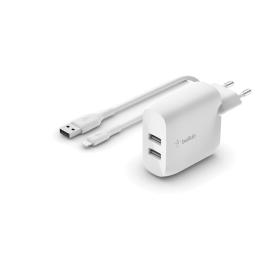 Belkin WCD001VF1MWH mobile device charger Universal White AC Indoor