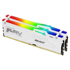 Kingston Technology FURY 64GB 5200MT s DDR5 CL36 DIMM (Kit of 2) Beast White RGB EXPO