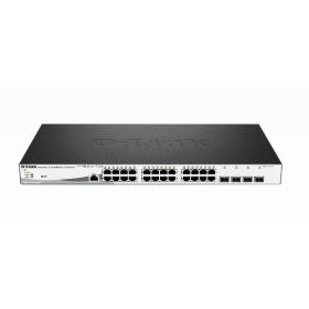 D-Link DGS-1210-28MP E network switch Managed L2 Gigabit Ethernet (10 100 1000) Power over Ethernet (PoE) 1U Black, Grey