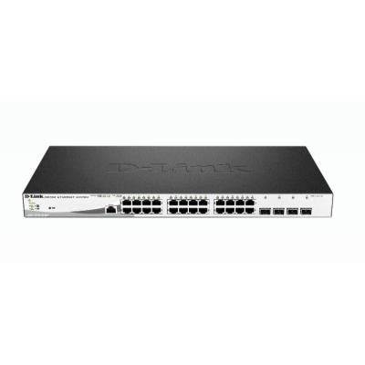 D-Link DGS-1210-28MP E Netzwerk-Switch Managed L2 Gigabit Ethernet (10 100 1000) Power over Ethernet (PoE) 1U Schwarz, Grau