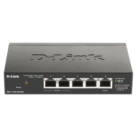 D-Link DGS-1100-05PDV2 network switch Managed Gigabit Ethernet (10 100 1000) Power over Ethernet (PoE) Black