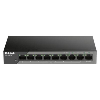 D-Link DSS-100E-9P switch di rete Non gestito Fast Ethernet (10 100) Supporto Power over Ethernet (PoE) Nero