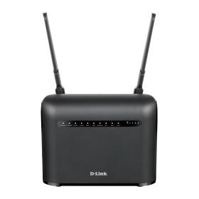 D-Link AC1200 router inalámbrico Gigabit Ethernet Doble banda (2,4 GHz   5 GHz) 4G Negro