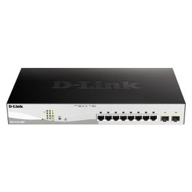 D-Link DGS-1210-10MP Managed L2 Gigabit Ethernet (10 100 1000) Power over Ethernet (PoE) Schwarz, Grau