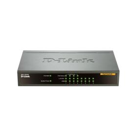 D-Link DES-1008PA switch di rete Non gestito Fast Ethernet (10 100) Supporto Power over Ethernet (PoE) Nero