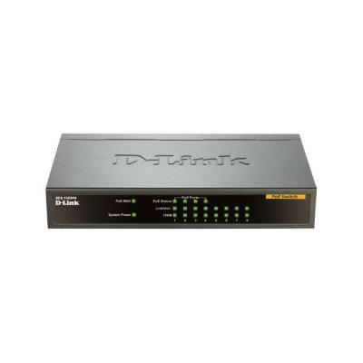 D-Link DES-1008PA network switch Unmanaged Fast Ethernet (10 100) Power over Ethernet (PoE) Black