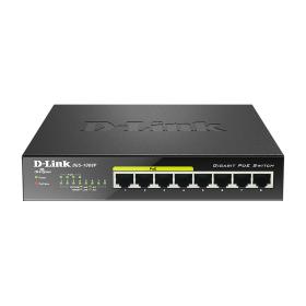 D-Link DGS-1008P commutateur réseau Non-géré Gigabit Ethernet (10 100 1000) Connexion Ethernet, supportant l'alimentation via