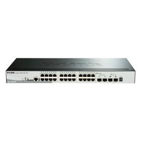 D-Link DGS-1510-28P Netzwerk-Switch Managed L3 Gigabit Ethernet (10 100 1000) Power over Ethernet (PoE) Schwarz
