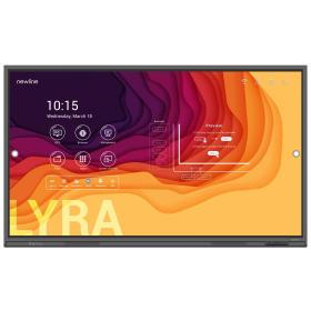 Newline Lyra interactive whiteboard 165.1 cm (65") 3840 x 2160 pixels Touchscreen Black