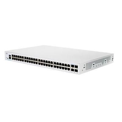 Cisco CBS350-48T-4G-EU commutateur réseau Géré L2 L3 Gigabit Ethernet (10 100 1000) Argent