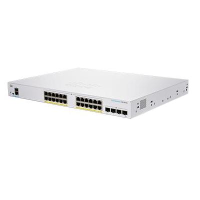 Cisco CBS350-24P-4X-EU network switch Managed L2 L3 Gigabit Ethernet (10 100 1000) Silver
