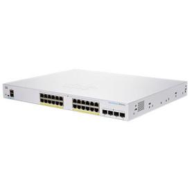 Cisco CBS350-24P-4G-EU network switch Managed L2 L3 Gigabit Ethernet (10 100 1000) Silver
