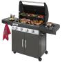 Campingaz 4 Series Classic EXSE Grill Carrello Gas Nero, Stainless steel