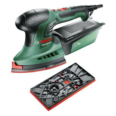 Bosch PSM 200 AES Ponceuse multi usages 26000 OPM Noir, Vert, Rouge