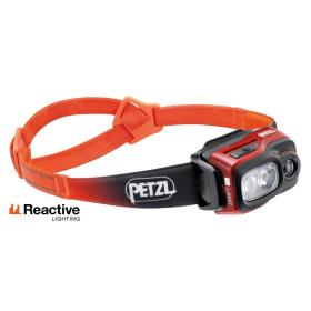 Petzl SWIFT RL Black, Orange, White Headband flashlight LED