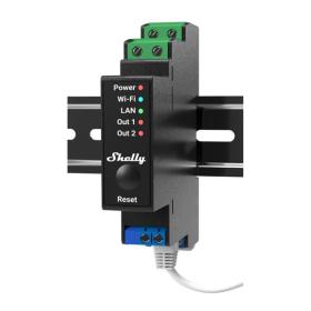 Shelly Pro 2PM trasmettitore di potenza Nero 2