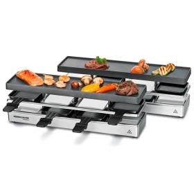Rommelsbacher RC 1600 raclette grill 8 person(s) 795 W Black, Silver