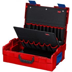 Knipex 00 21 19 LB cassetta per attrezzi Nero, Rosso ABS sintetico
