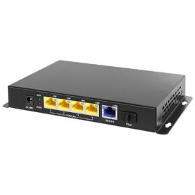 Tiptel SP1005 Gigabit Ethernet (10 100 1000) Connexion Ethernet, supportant l'alimentation via ce port (PoE) Noir