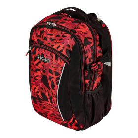Herlitz Ultimate Graffiti backpack Sports backpack Black, Red Polyester