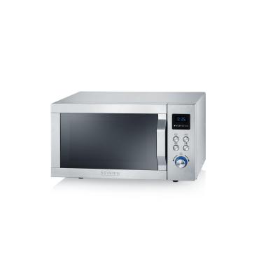 Severin MW 7751 forno a microonde Superficie piana Microonde con grill 20 L 800 W Argento, Stainless steel