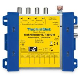 TechniSat TechniRouter 5 1x8 G-R Azul, Amarillo