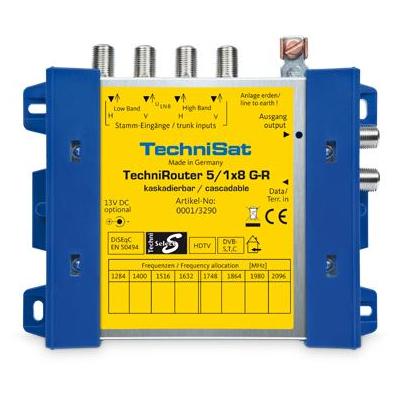 TechniSat TechniRouter 5 1x8 G-R Bleu, Jaune