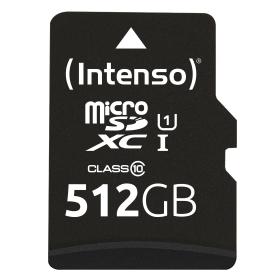 Intenso microSD 512GB UHS-I Perf CL10| Performance Clase 10