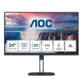 AOC V5 24V5C computer monitor 60.5 cm (23.8") 1920 x 1080 pixels Full HD LED Black