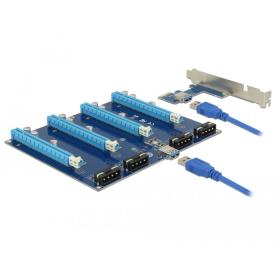 DeLOCK 41427 scheda di interfaccia e adattatore Interno PCIe, USB 3.2 Gen 1 (3.1 Gen 1)