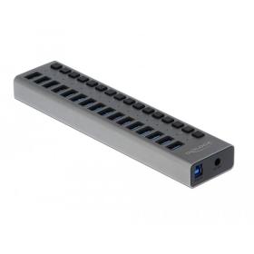 DeLOCK 63739 Schnittstellen-Hub USB 2.0 Type-B 5000 Mbit s Grau