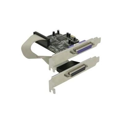 DeLOCK PCI Express card 2 x parallel Schnittstellenkarte Adapter