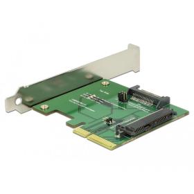 DeLOCK 89672 scheda di interfaccia e adattatore Interno PCI, SATA, U.2