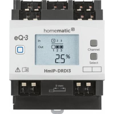 Homematic IP HMIP-DRDI3 DIN rail-mounted Dimming actuator 3 channels