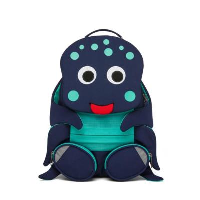 Affenzahn Large Friend Octopus sac à dos Cartable sac à dos Bleu Polyester