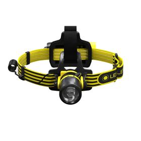 Ledlenser EXH8 Negro, Amarillo Linterna con cinta para cabeza