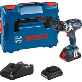 Bosch GSR 18V-110 C 2100 RPM Ohne Schlüssel 1,8 kg Schwarz, Blau