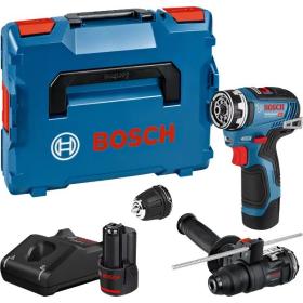 Bosch GSR 12V-35 FC PROFESSIONAL 1750 Giri min 590 g Nero, Blu, Rosso