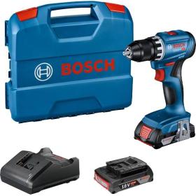Bosch GSR 18V-45 1900 RPM 900 g Negro, Azul, Rojo