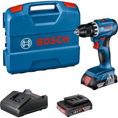 Bosch GSR 18V-45 1900 Giri min 900 g Nero, Blu, Rosso