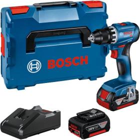 Bosch GSR 18V-45 Professional 500 RPM Ohne Schlüssel 900 g Schwarz, Blau