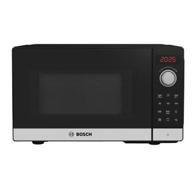 Bosch Serie 2 FEL023MS2 forno a microonde Superficie piana Solo microonde 20 L 800 W Nero, Stainless steel