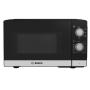 Bosch Serie 2 FFL020MS2 forno a microonde Superficie piana Solo microonde 20 L 800 W Nero, Stainless steel